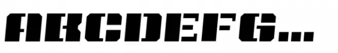 SbB Intermodal Stencil E Italic 5