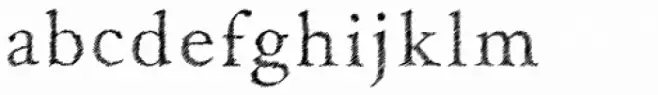 Serif Sketch Regular