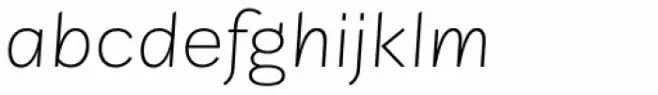 Sintesi Sans UltraLight Italic