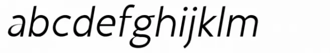 SK Monaco Light Italic