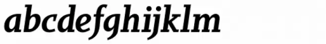 Sky Serif SemiBold Italic