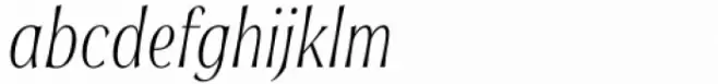 Soprani Condensed Thin Italic