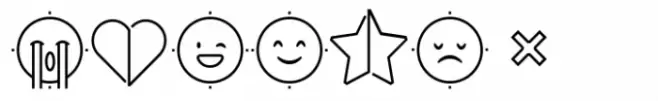 Square Line Icons Interface Inter