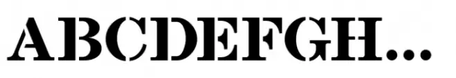 Stenciled Message JNL Regular