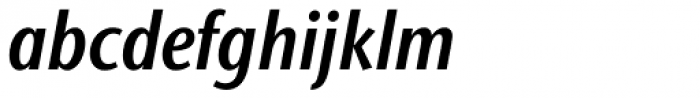 Stone Sans II Pro Condensed SemiBold Italic