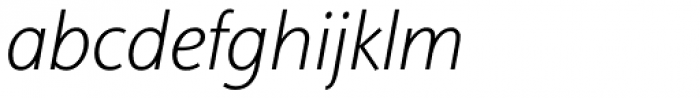 Stone Sans II Pro Light Italic