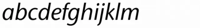 Stone Sans II Pro Medium Italic