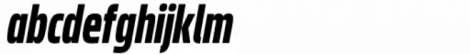 Superscience Black Extra Condensed Italic