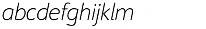 Supra Rounded Extra Light Italic