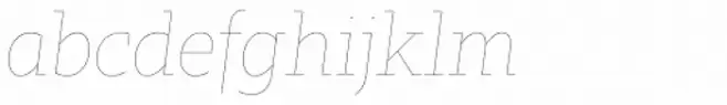 Tabac Slab Hair Italic