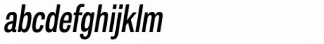 Tablet Gothic Compressed SemiBold Oblique