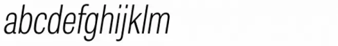 Tablet Gothic Compressed Thin Oblique