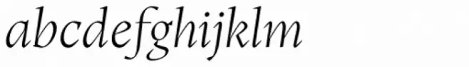 Teramo Display Light Italic