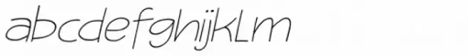 Third Time Lucky Thin Italic