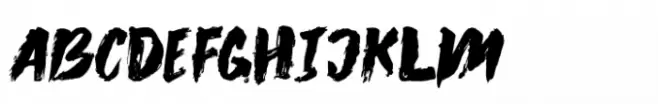 Towang Brush Font