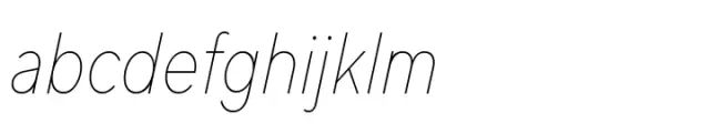 TT Norms Pro Condensed Thin Italic
