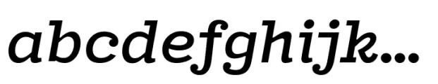 Typist Slab Prop Semibold Italic