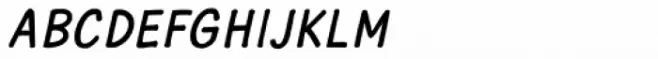Typothetical 1 Caps Oblique