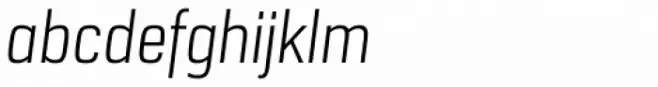 URW Dock Condensed Light Italic