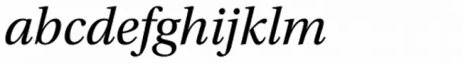 Utopia Italic
