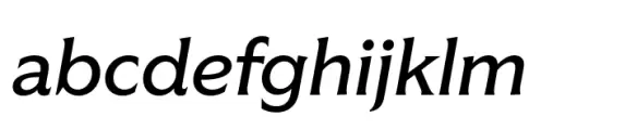 Vanguardia Medium Italic