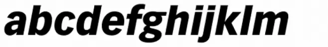 Vectora 96 Black Italic