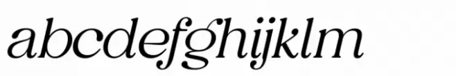 Vintage Glamour Extralight Italic