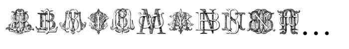 Vintage Monograms Regular B