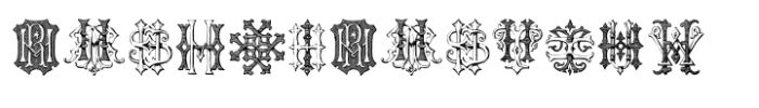 Vintage Monograms Regular H