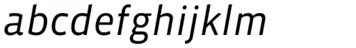 Vista Sans Book Italic