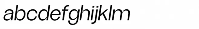 Westerland Grotesk Regular Italic