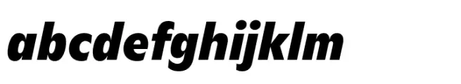 Wordmark Heavy Condensed Italic