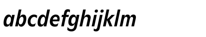 Wordmark Semi Bold Condensed Italic
