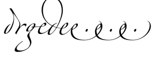 Zapfino Extra X Ligatures