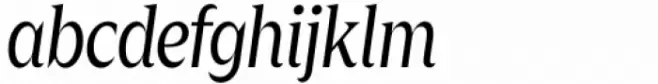 Zin Display Condensed Regular Italic