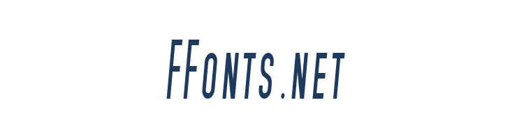 SF Movie Poster Condensed Italic font — Lorem ipsum body text preview