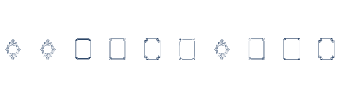 Vintage Frames 3 font — Lorem ipsum body text preview