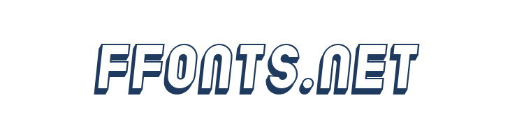 Chicago Flat 3D Italic font — Lorem ipsum body text preview